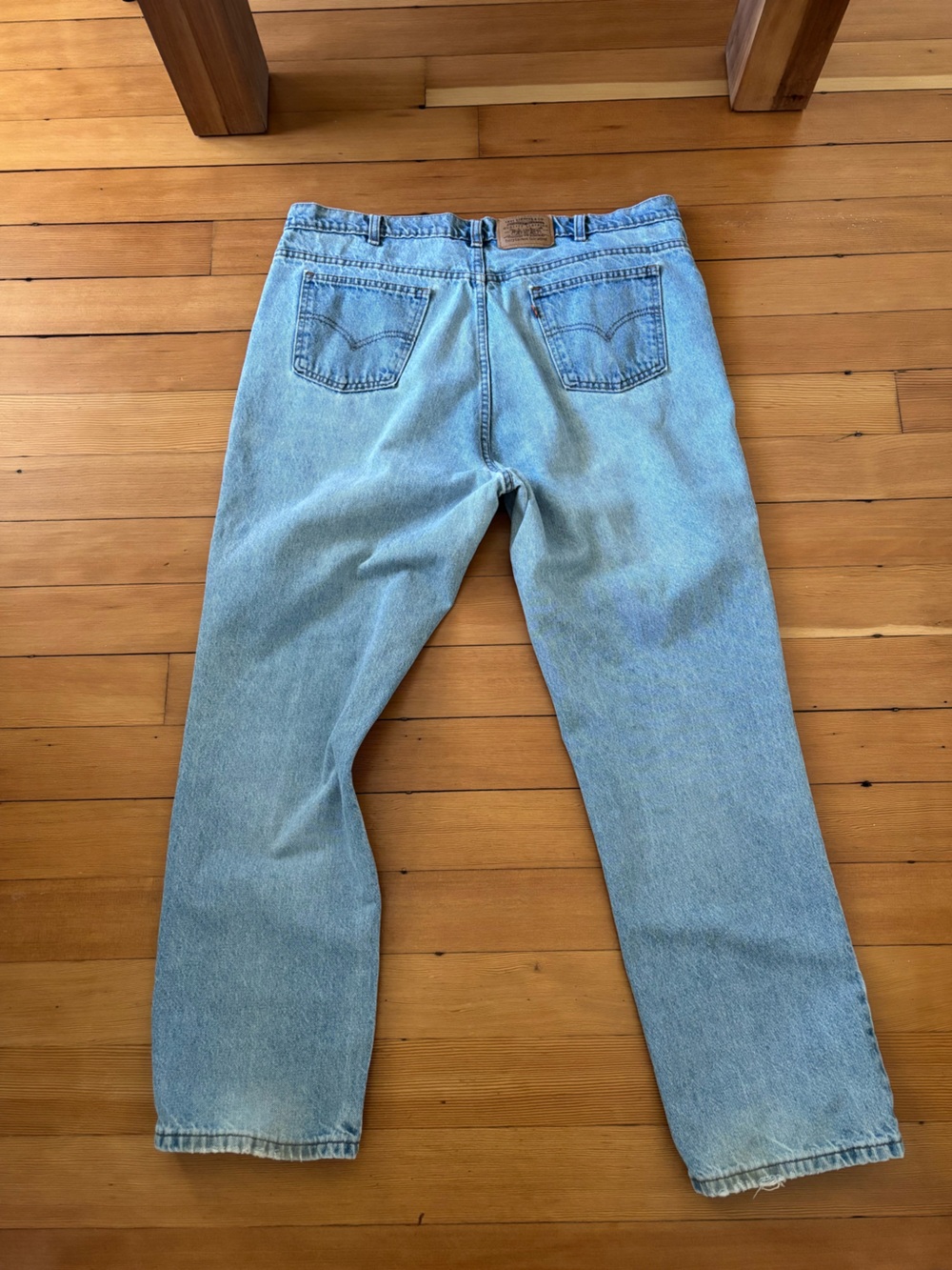 Vintage Levi’s 619 orange tab light wash 90s Levi’s made in Canada